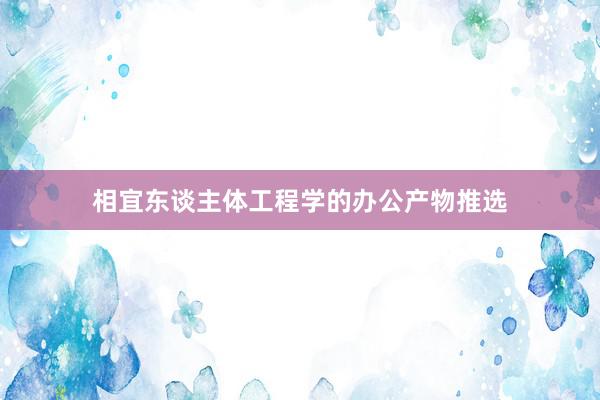 相宜东谈主体工程学的办公产物推选