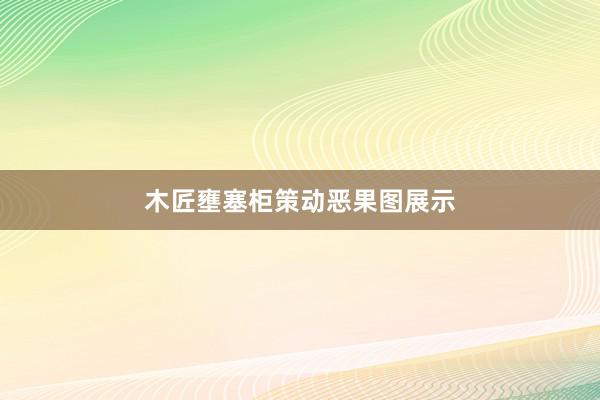 木匠壅塞柜策动恶果图展示